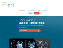 Tablet Screenshot of omnipacs.com